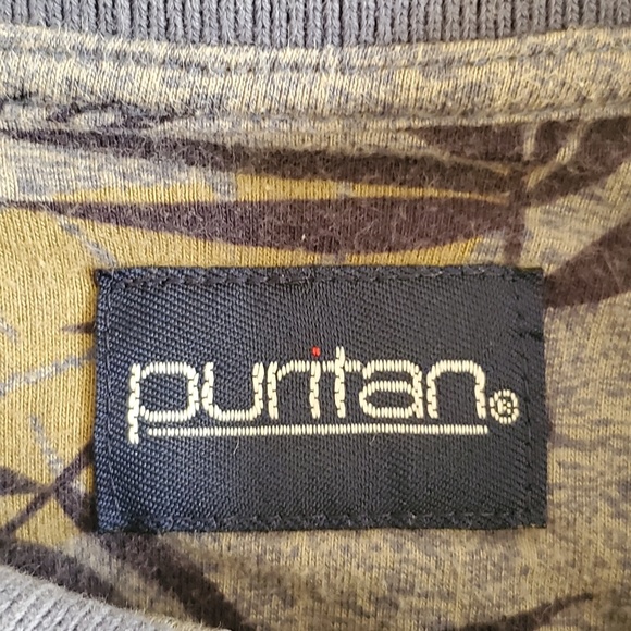 Puritan Grey Floral Polo XL - Picture 3 of 5